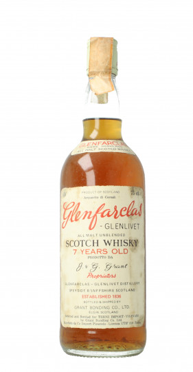 Glenfarclas Speyside  Scotch Whisky 7 year old - Bot. in The 70's 75cl 40% OB- Very rare
