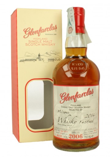 GLENFARLCAS 2006 2014  70 CL 49.5% MILANO WHISKY FESTIVAL 2014 CASK 749 & 750