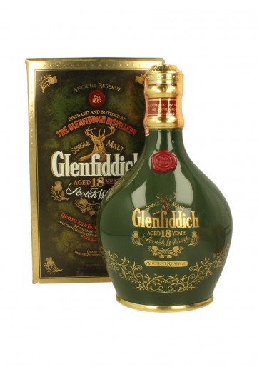 GLENFIDDICH 18yo Bot.80's 75cl 43% OB - Ceramic Ancient Reserve