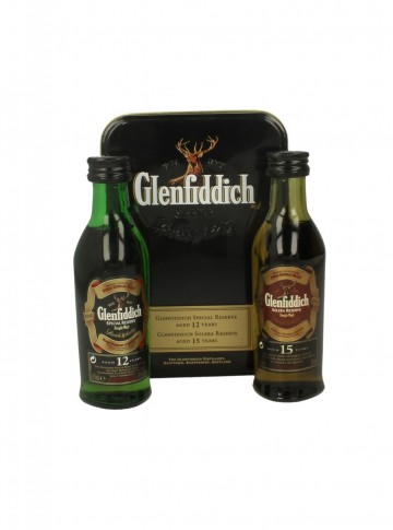 GLENFIDDICH 2x 5cl Miniature gift box