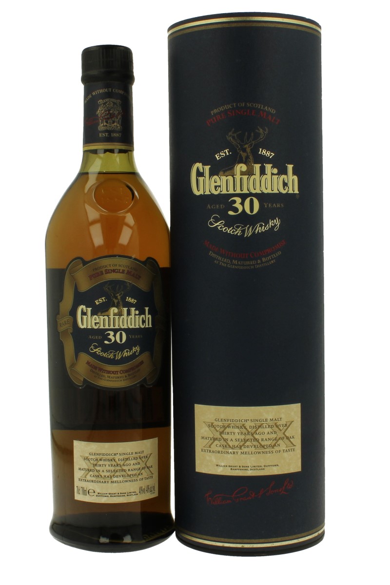 GLENFIDDICH 30yo 70cl 40% OB - - Products - Whisky Antique, Whisky