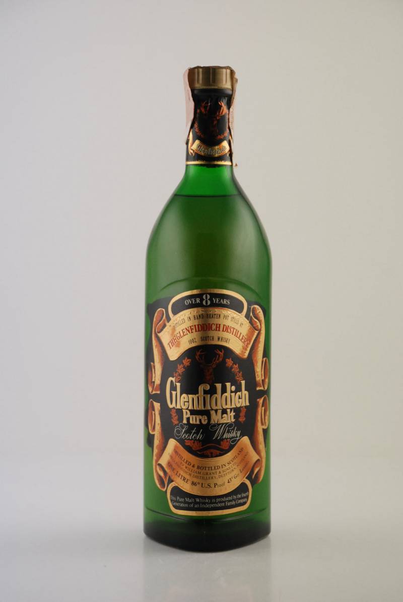 GLENFIDDICH 8yo Bot.80's 100cl 43% OB - Products - Whisky Antique