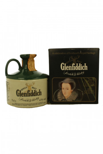 GLENFIDDICH - Bot.70's-80's 75cl 43% MARY QUEEN OF SCOTS Ceramic