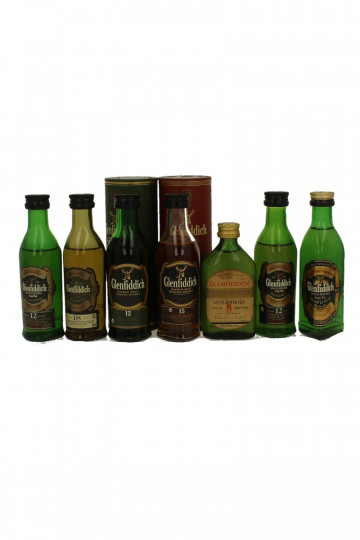 Glenfiddich  Miniatures 7x5cl