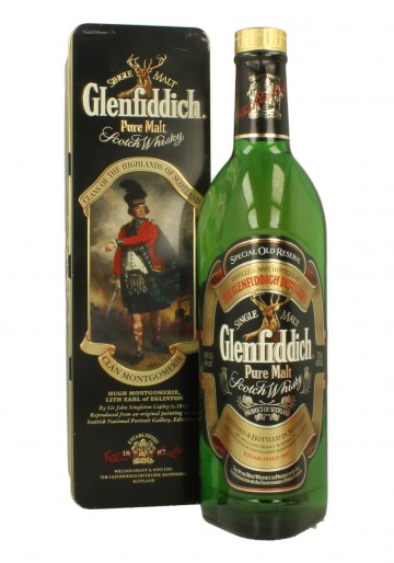 GLENFIDDICH Special Old Reserve Bot.70/80's 75cl 43% OB - Clan Montgomerie Box