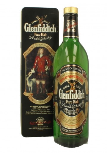 Glenfiddich Special Old Reserve Bot.70's 43% OB  - Clan Sutherland Box