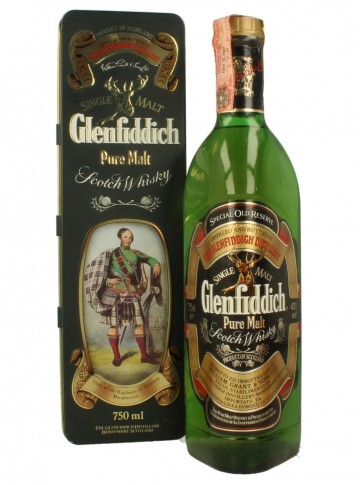 GLENFIDDICH Special Old Reserve Bot.80's 75cl 43% OB - Clan Macpherson Box