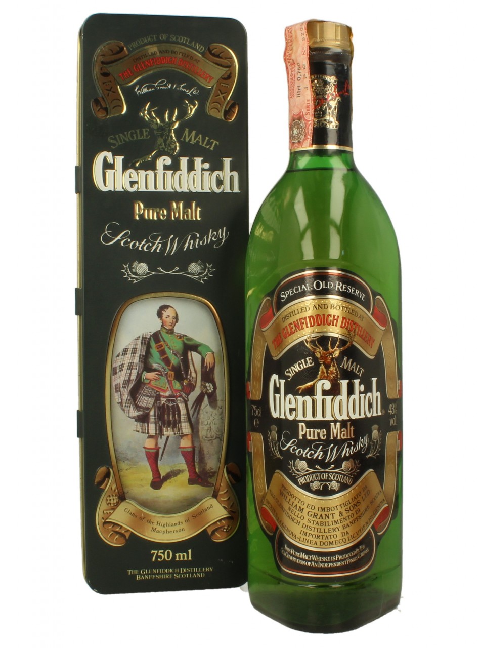 GLENFIDDICH Special Old Reserve Bot.80's 75cl 43% OB - Clan