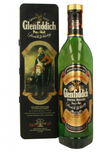 GLENFIDDICH Special Old Reserve Bot.90's 75cl 40% OB - Clan Sinclair