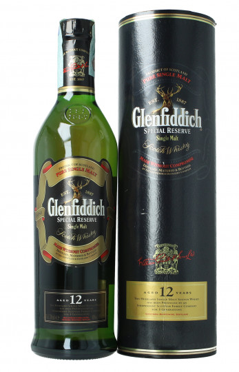 Glenfiddich Speyside  Scocth Whisky 12 year old early 2000's -2010 70cl 40%