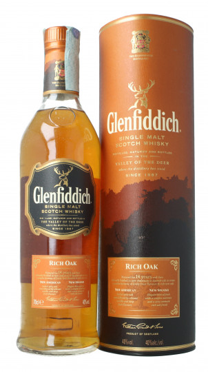 Glenfiddich Speyside  Scotch Whisky 14 Years Old 70cl 40% OB- Rich Oak