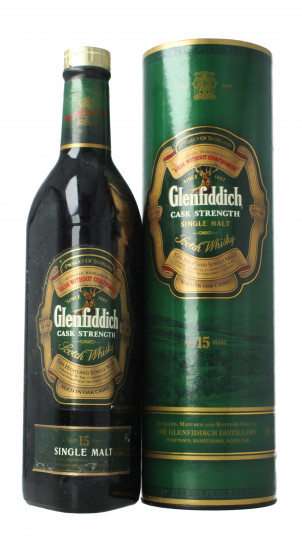 Glenfiddich Speyside  Scotch Whisky 15 Years Old 70cl 51% OB- CS