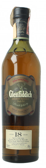 Glenfiddich Speyside  Scotch Whisky 18 Years Old 70cl 40% OB-