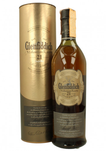 Glenfiddich Speyside  Scotch Whisky 21yo Bot.1999 70cl 40% OB - Millenniun Reserve