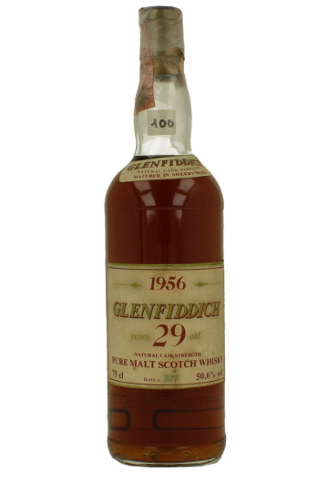 Glenfiddich Speyside  Scotch Whisky 29 Years Old 1956 75cl 50.6% Intertrade - Natural cask Strength Sherry Wood