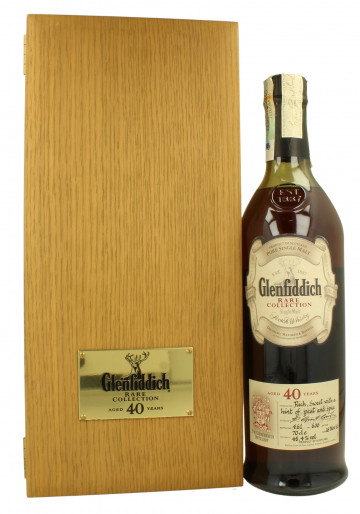 Glenfiddich Speyside  Scotch Whisky 40 yea rold Bot.2002 70cl 45.4% OB - Rare Collection 600 bottles