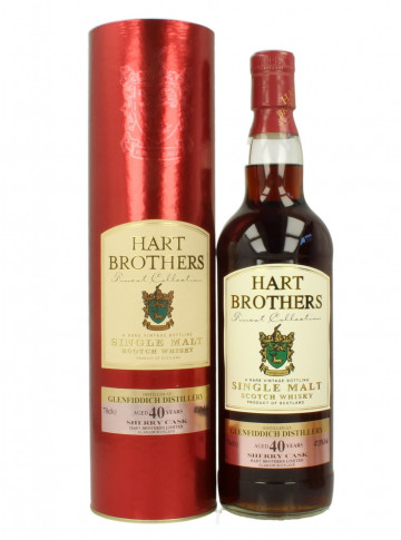 Glenfiddich Speyside  Scotch Whisky 40 year old 1964 2005 47.5% Hart Brothers - Finest Collection