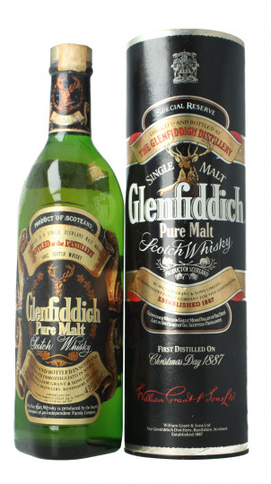 Glenfiddich Speyside  Scotch Whisky - Bot.70's-80's 75cl 43% OB-