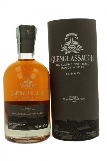 GLENGLASSAUGH Highland Malt 70cl 46% Octaves Peated Virgin Oak