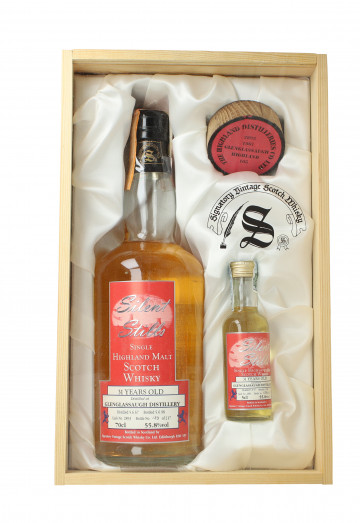 GLENGLASSAUGH Highland Malt Scotch Whisky 31 Year Old 1967 1998 70cl 55.8% Signatory -silent still cask 2893 with Miniature