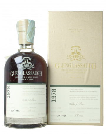 Glenglassaugh Highland   Scotch Whisky 38 year old 1978 2016 70cl 42.5%