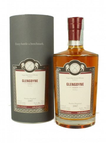 GLENGOYNE 1997 2013 70cl 54.6% Malts of Scotland  - Bourbon Hogshead #13020