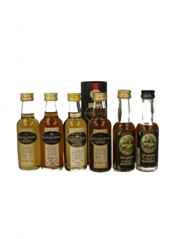 GLENGOYNE 5CL 6 RARE MINIATURES 21 -17 AND OLD ONES