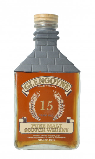 Glengoyne Highland  Scotch Whisky 15 year old 1980s 1 litre OB- 43