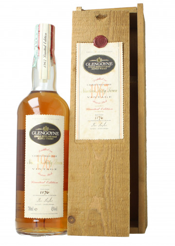 Glengoyne Highland  Scotch Whisky 1967 70cl 43% OB-wood box damaged