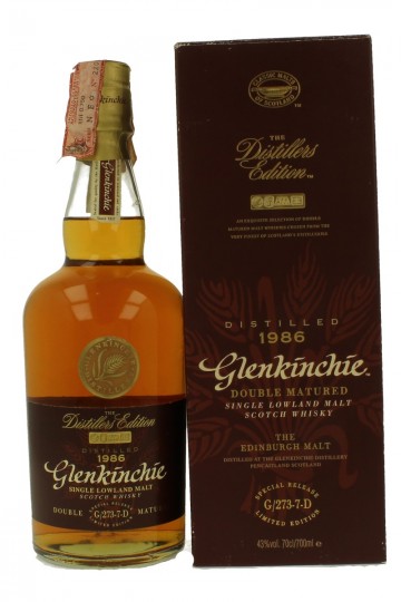 GLENKINCHIE 1986 70cl 43% Distiller Edition - Double Matured