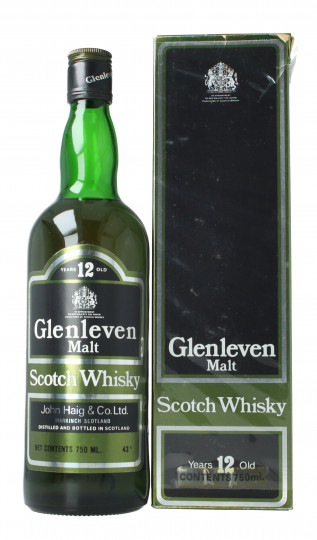 Glenleven  Malt Scotch Whisky 12 year old - Bot. in The 70's 75cl 43% OB -John Haig