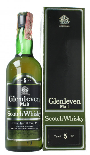 Glenleven  Malt Scotch Whisky 5  year old - Bot. in The 80's 75cl 40% OB -John Haig