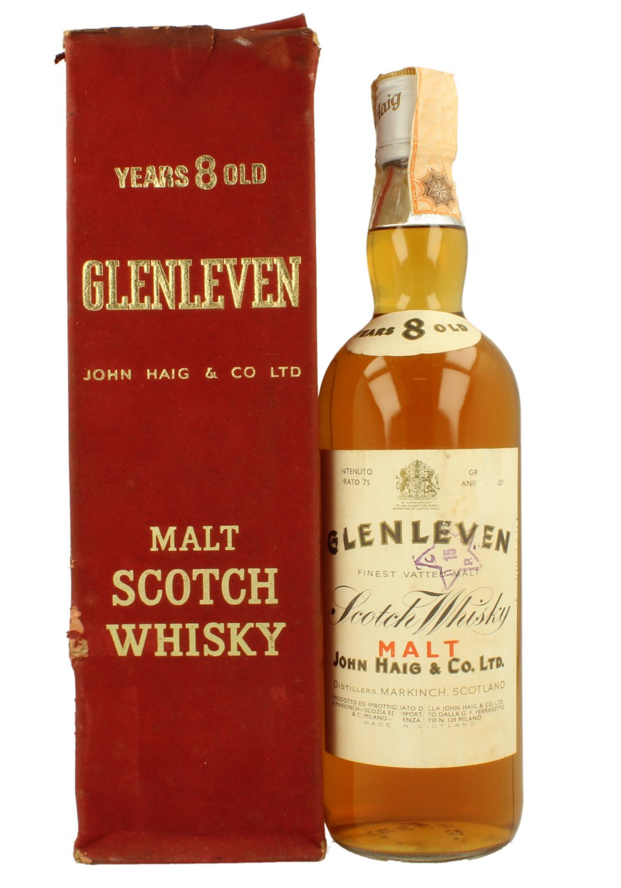 8yo Enza  GLENLEVEN Vatted Malt 8yo Bot.early 70's 75cl 43% John Haigh & Co. -  Products - Whisky Antique, Whisky & Spirits