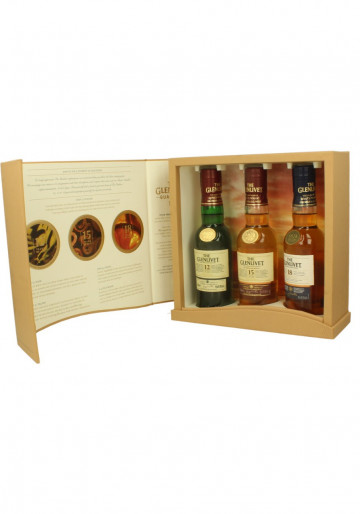 GLENLIVET 12-15-18yo 3 x 20xl 40% OB - Set