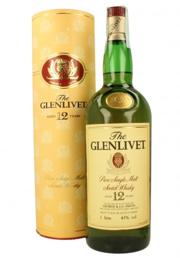 GLENLIVET  12yo  Bot.90's 100cl 43% OB