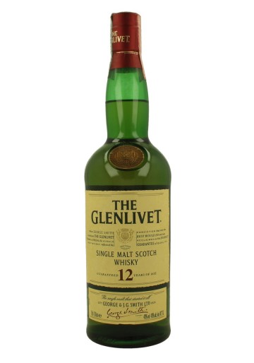 GLENLIVET 12yo Bot.90's 70cl 40% OB