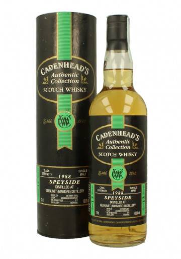 GLENLIVET 13yo 1988 2001 70cl 60.6% Cadenhead's - Authentic Collection