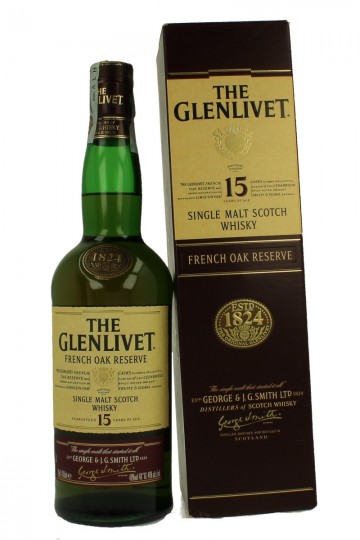 GLENLIVET 15yo 70cl 40% French Oak reserve