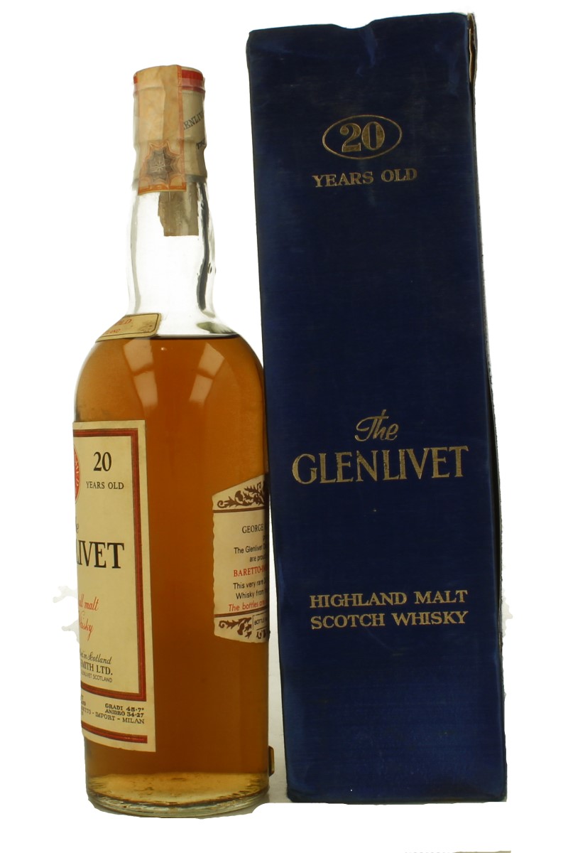 GLENLIVET 20 Years Old - Bot. in The 70's 75cl 45.7% OB