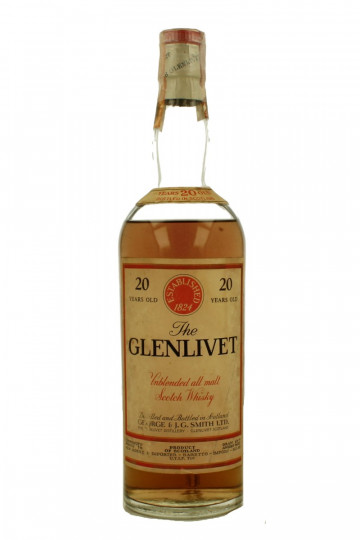 GLENLIVET 20 Years Old - Bot. in The 70's 75cl 45.7% OB-