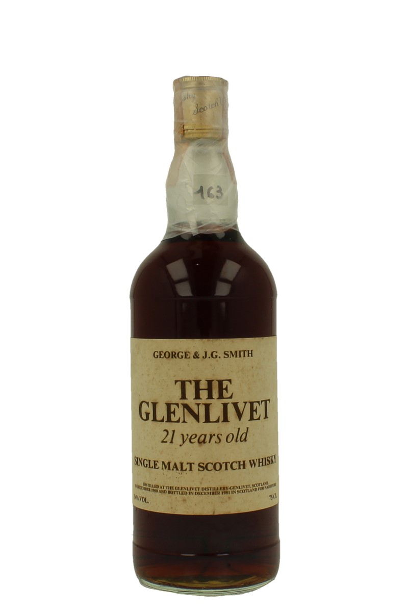 GLENLIVET 21 Years Old 1960 1981 75cl 54% NADI FIORI (intertrade