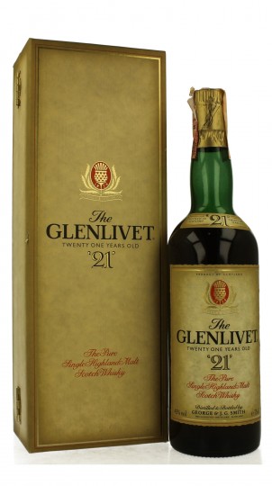 GLENLIVET 21yo 10 Bot.80's 43% OB - Sherry