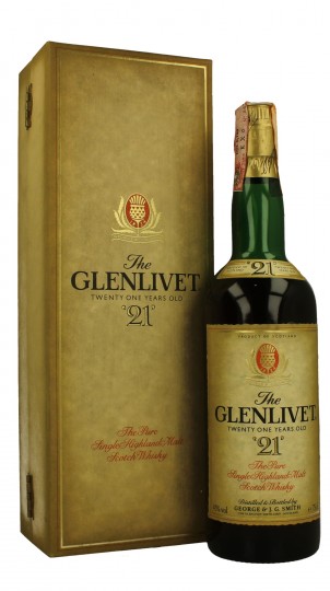 GLENLIVET 21yo Bot.80's 70cl 43% OB