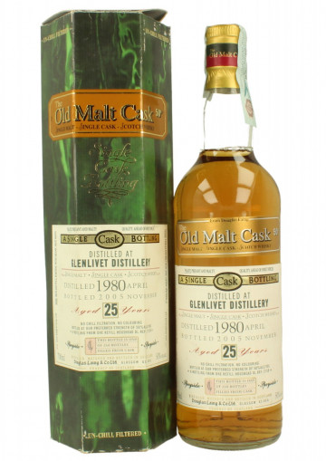 GLENLIVET 25yo 1980 2005 70cl 50% Douglas Laing - OMC - 260 Bottles