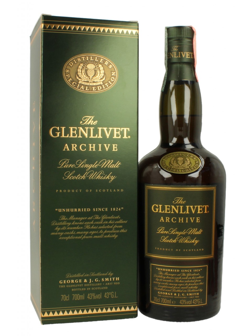 GLENLIVET Archive Bot.90/00's 70cl 43% OB - Products - Whisky