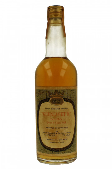 GLENLIVET K Bot.60/70's 75cl 75°proof Hatch Mansfield - Orlandi Imp.