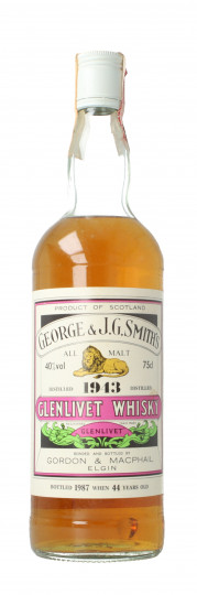 GLENLIVET  Smit's Speyside Scotch Whisky 1943 1980 circa 75cl 40% Gordon MacPhail  -