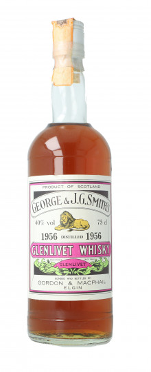 GLENLIVET  Smit's Speyside Scotch Whisky 1956 1980 circa 75cl 40% Gordon MacPhail  -