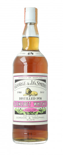 GLENLIVET  Smit's Speyside Scotch Whisky 48 year old 1938 75cl 40% Gordon MacPhail  -