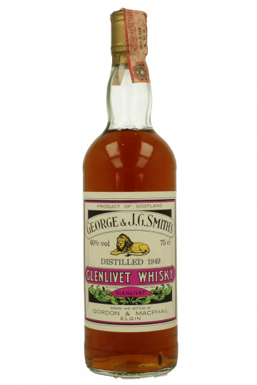 Glenlivet Smith Speyside  Scotch Whisky 1949 Bot.80's 75cl 40% Gordon MacPhail